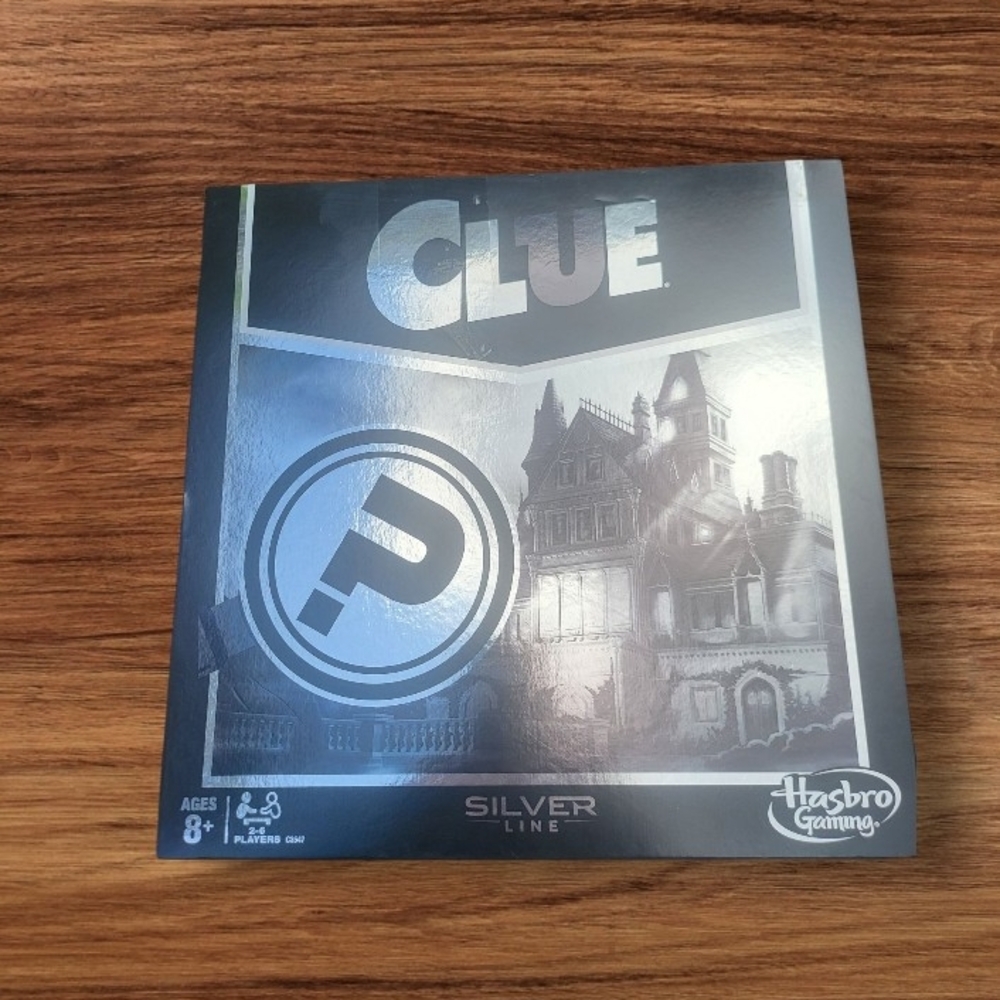 Hasbro Clue Board Game - Silver Edition